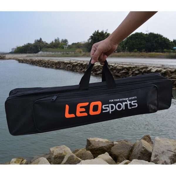 Cloth Fishing Bag Double Layer Fishing Rod Bag with Side Zipper - Image 4