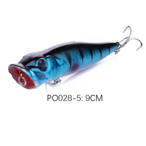 Popaluya bait, surface bait, fake bait, fishing gear, hard bait - Image 2