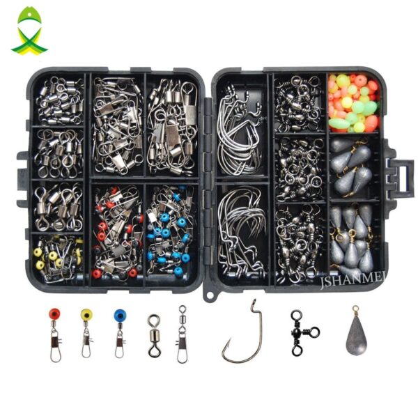 Hooks Fishing Accessories Kit fishing Sinker tackle box