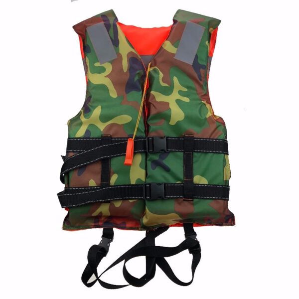 Camouflage Fishing Vest Adult Lifesaving Life Jacket Clothing - Image 2