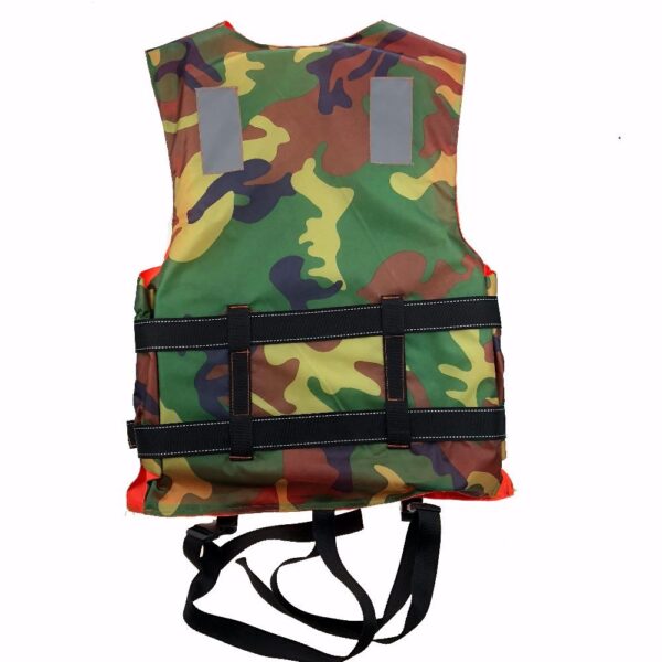 Camouflage Fishing Vest Adult Lifesaving Life Jacket Clothing - Image 3