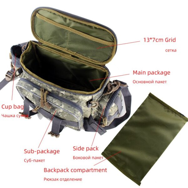 Waterproof Fishing Bag Outdoor Sports Waist Pack - Image 2