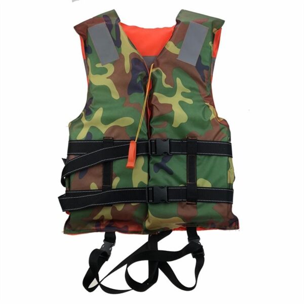 Camouflage Fishing Vest Adult Lifesaving Life Jacket Clothing