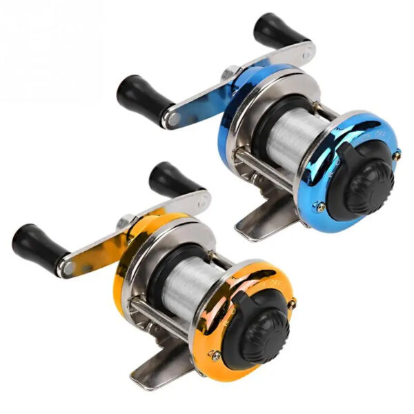 Ice Fishing Reel Mini Metal/Plasticl Drum Fishing wheel Portable - Image 8